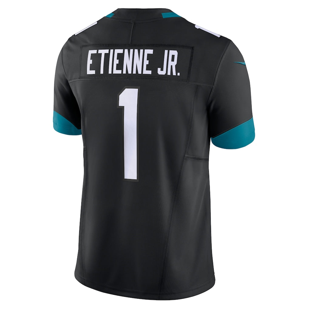 Tlead J.Jaguars #1 Travis Etienne Jr Black Vapor F.U.S.E. Limited Jersey