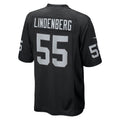 Tlead LV.Raiders #55 Cody Lindenberg Black Team Game Jersey
