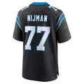 Tlead C.Panthers #77 Yosh Nijman Black Game Jersey