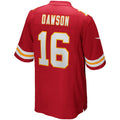 Tlead KC.Chiefs #16 Len Dawson Red Game Retired Player Jersey