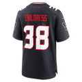 Tlead H.Texans #38 Zion Childress Navy Team Game Jersey