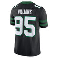 Tlead NY.Jets #95 Quinnen Williams Legacy Black Alternate Vapor F.U.S.E. Limited Jersey