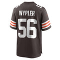 Tlead C.Browns #56 Luke Wypler Brown Team Game Jersey