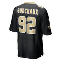 Tlead NO.Saints #92 Davon Godchaux Black Team Game Jersey