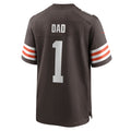 Tlead C.Browns #1 Dad Brown Game Jersey