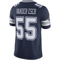 Tlead D.Cowboys #55 Leighton Vander Esch Navy Vapor Limited Player Jersey