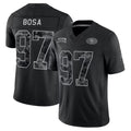Tlead SF.49ers #97 Nick Bosa Player Black Limited 2026 Salute to Service Home Game Stitched Jerseys