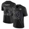 Tlead SF.49ers #13 Brock Purdy Player Black Limited 2026 Salute to Service Home Game Stitched Jerseys
