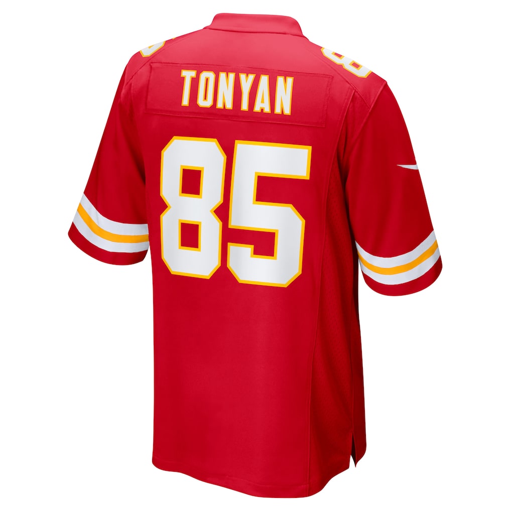 Tlead KC.Chiefs #85 Robert Tonyan Red Game Player Jersey