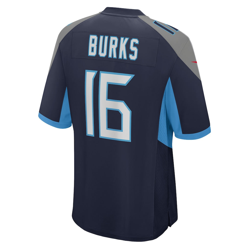Tlead T.Titans #16 Treylon Burks Navy Player Game Jersey