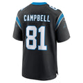 Tlead C.Panthers #81 Dalevon Campbell Black Team Game Jersey