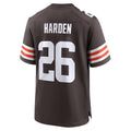 Tlead C.Browns #26 Myles Harden Brown Team Game Jersey