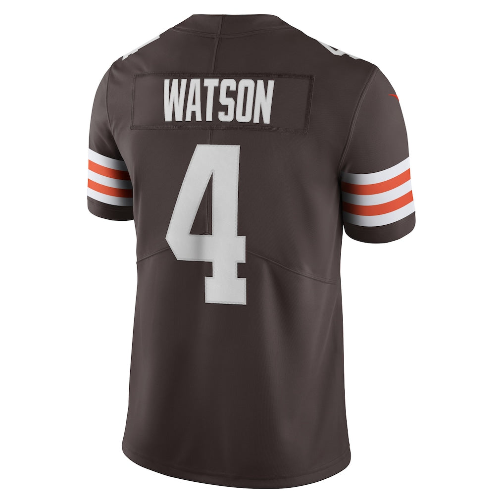 Tlead C.Browns #4 Deshaun Watson Brown Vapor Limited Jersey
