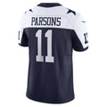 Tlead D.Cowboys #11 Micah Parsons Navy Vapor F.U.S.E. Limited Jersey