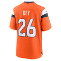 Tlead D.Broncos #26 Devon Key Orange Team Game Jersey