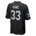 Tlead LV.Raiders #33 Jamal Adams Black Team Game Jersey