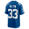 Tlead IN.Colts #33 Mike Hilton Royal Team Game Jersey