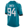 Tlead J.Jaguars #94 Maason Smith Teal Team Game Jersey