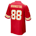 Tlead KC.Chiefs #88 Jake Briningstool Red Team Game Jersey