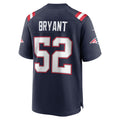 Tlead NE.Patriots #52 Marcus Bryant Navy Team Game Jersey