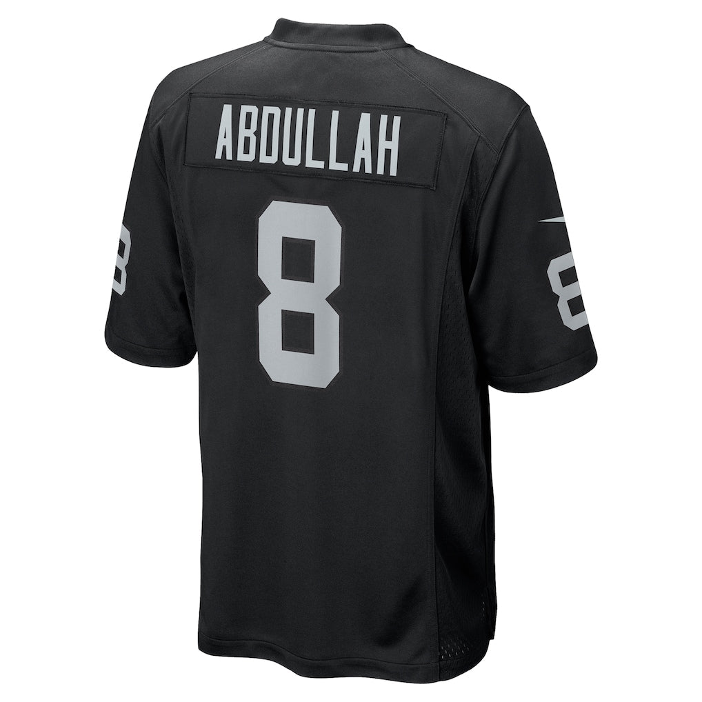 Tlead LV.Raiders #8 Ameer Abdullah Black Team Game Jersey