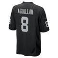 Tlead LV.Raiders #8 Ameer Abdullah Black Team Game Jersey