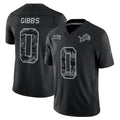Tlead D.Lions #0 Jahmyr Gibbs Player Black Limited 2026 Salute to Service Home Game Stitched Jerseys