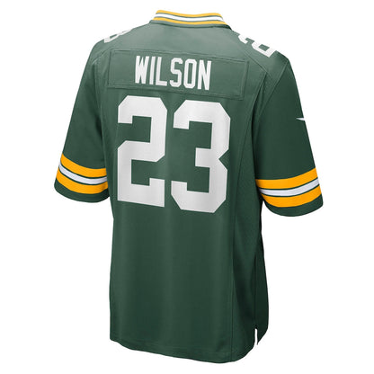 Tlead GB.Packers #23 Emanuel Wilson Green Team Game Jersey