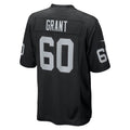 Tlead LV.Raiders #60 Charles Grant Black Team Game Jersey
