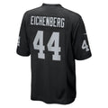Tlead LV.Raiders #44 Tommy Eichenberg Black Team Game Jersey