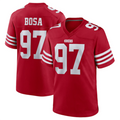 Tlead SF.49ers #97 Nick Bosa Player Scarlet Player Game Stitched Jerseys