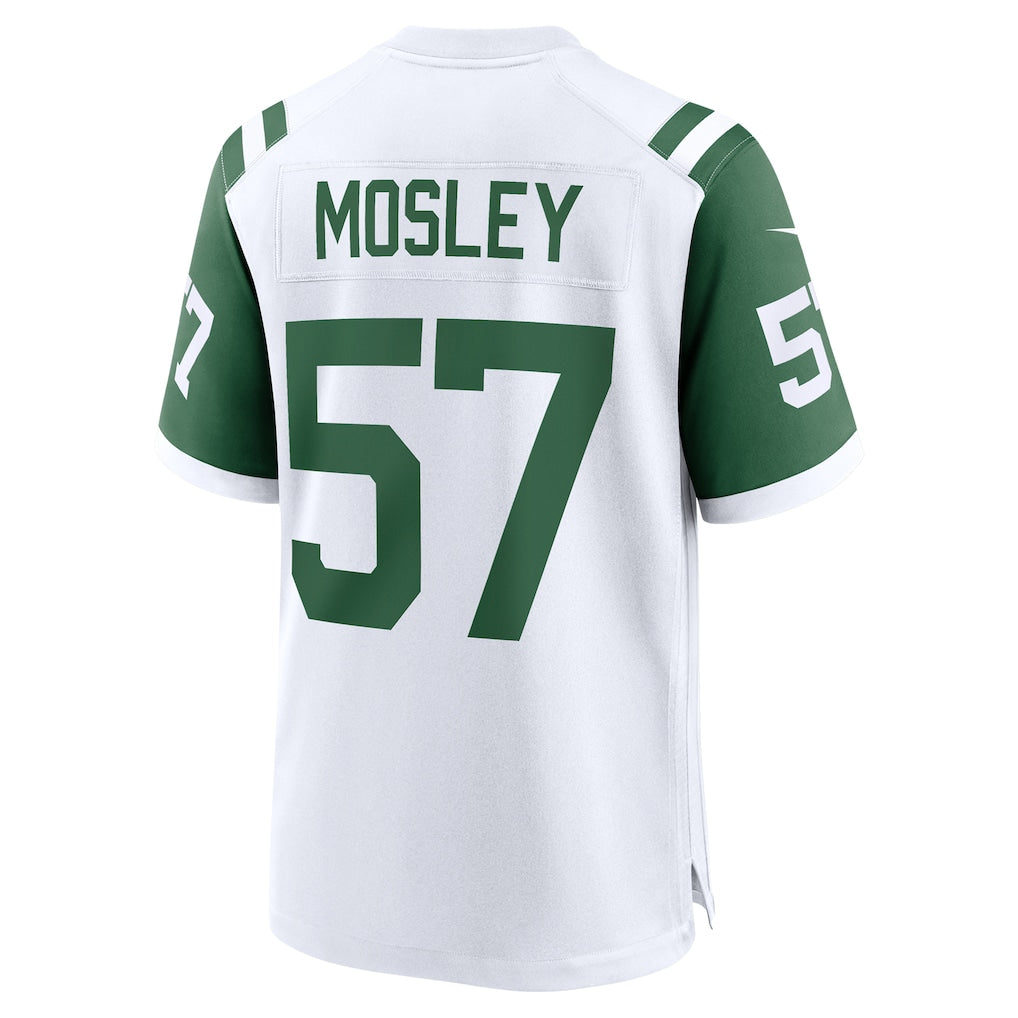 Tlead NY.Jets #57 C.J. Mosley White Classic Alternate Game Jersey