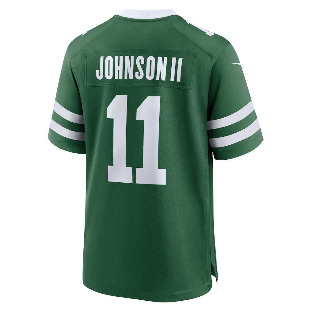 Tlead NY.Jets #11 Jermaine Johnson II Legacy Green Game Jersey