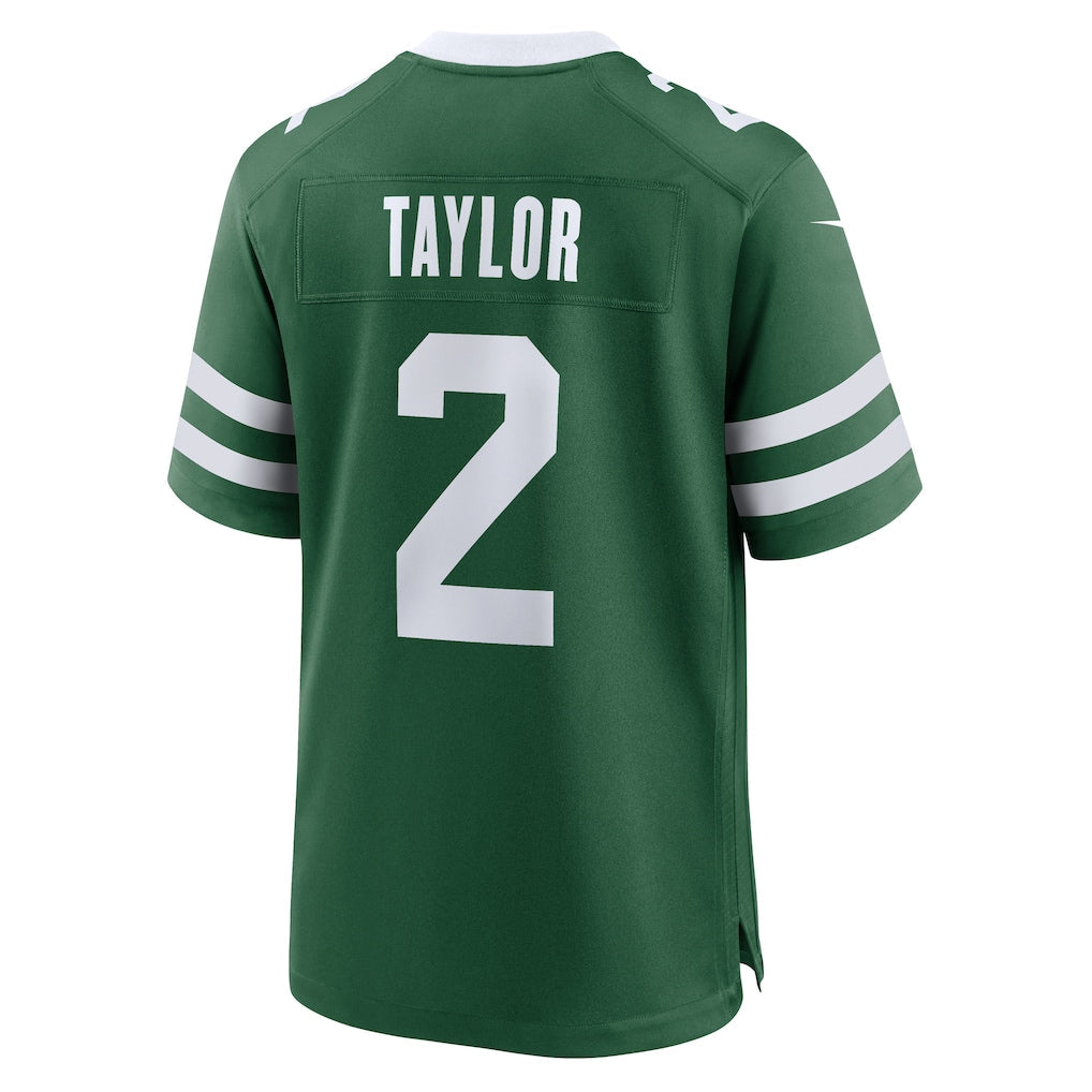 Tlead NY.Jets #2 Tyrod Taylor Legacy Green Team Game Jersey