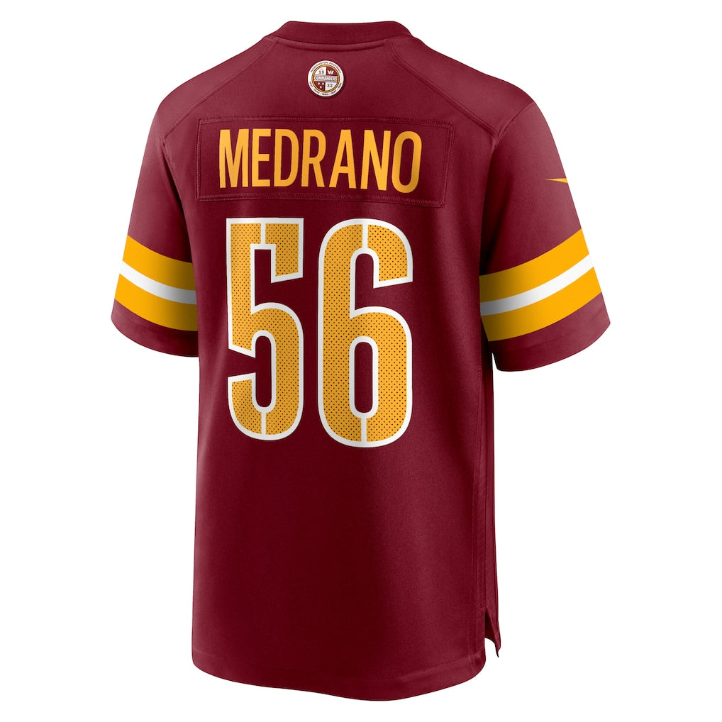 Tlead W.Commanders #56 Kain Medrano Burgundy Team Game Jersey