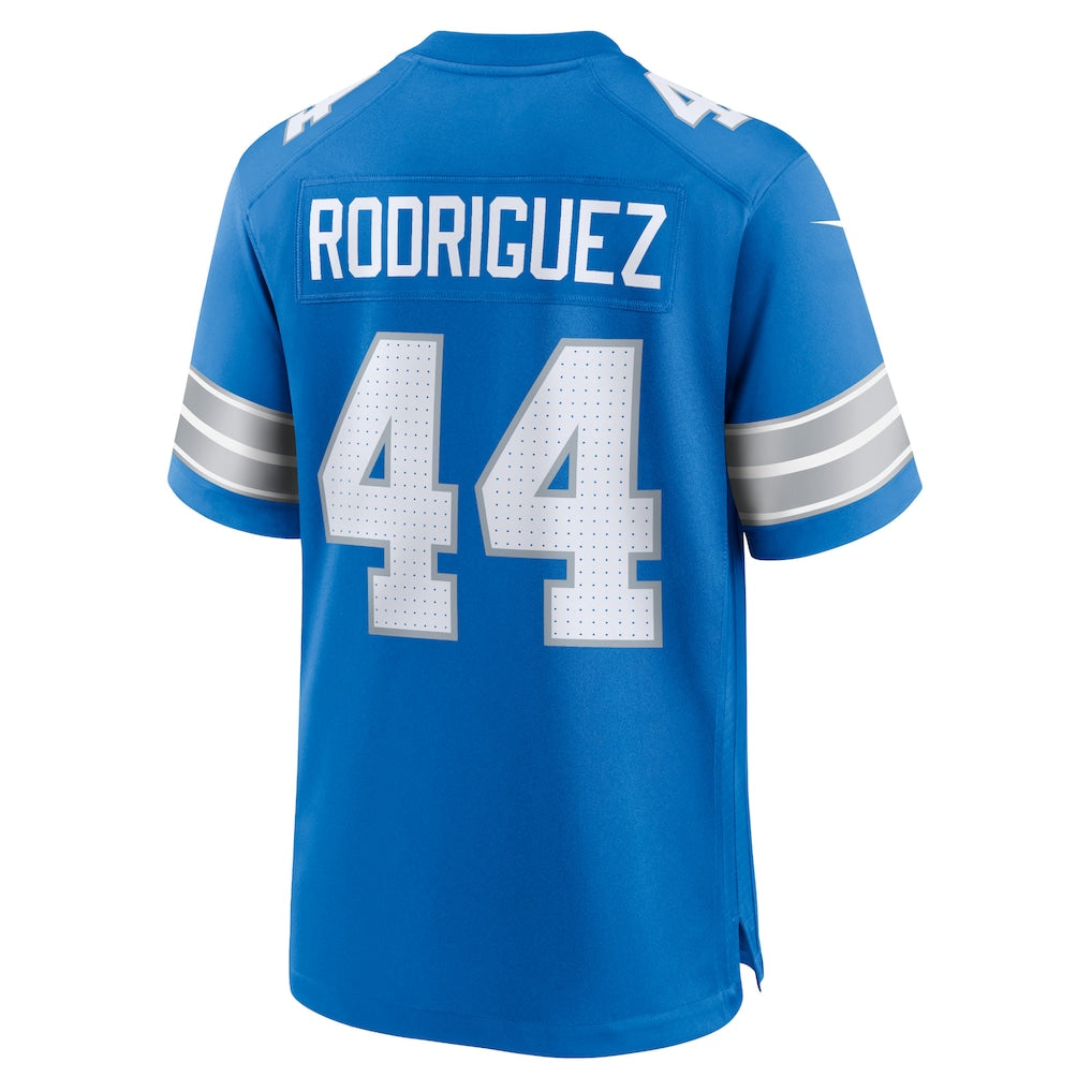 Tlead D.Lions #44 Malcolm Rodriguez Blue Game Jersey