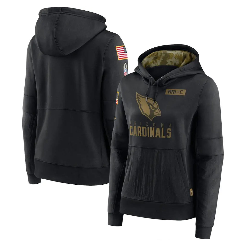 Tlead A.Cardinals Black Salute to Service Limited Hoodies Blank Player Stitched Jerseys