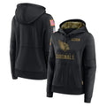 Tlead A.Cardinals Black Salute to Service Limited Hoodies Blank Player Stitched Jerseys
