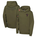 Tlead A.Cardinals Olive 2025 Salute to Service Fleece Hoodie Blank Player Stitched Jerseys