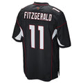 Tlead A.Cardinals #11 Larry Fitzgerald Player Black Game Stitched Jerseys