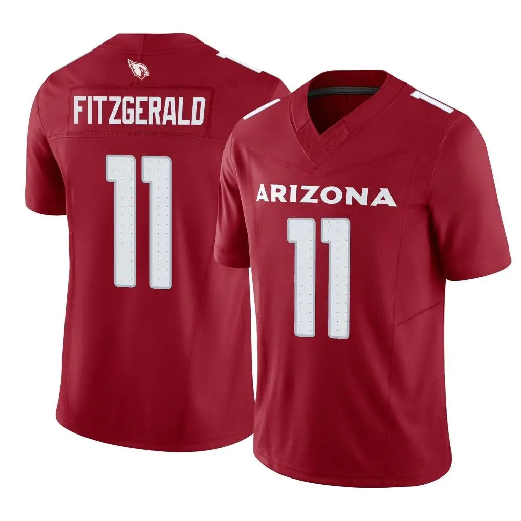 Tlead A.Cardinals #11 Larry Fitzgerald Player Cardinal Vapor F.U.S.E. Limited Home Game Stitched Jerseys
