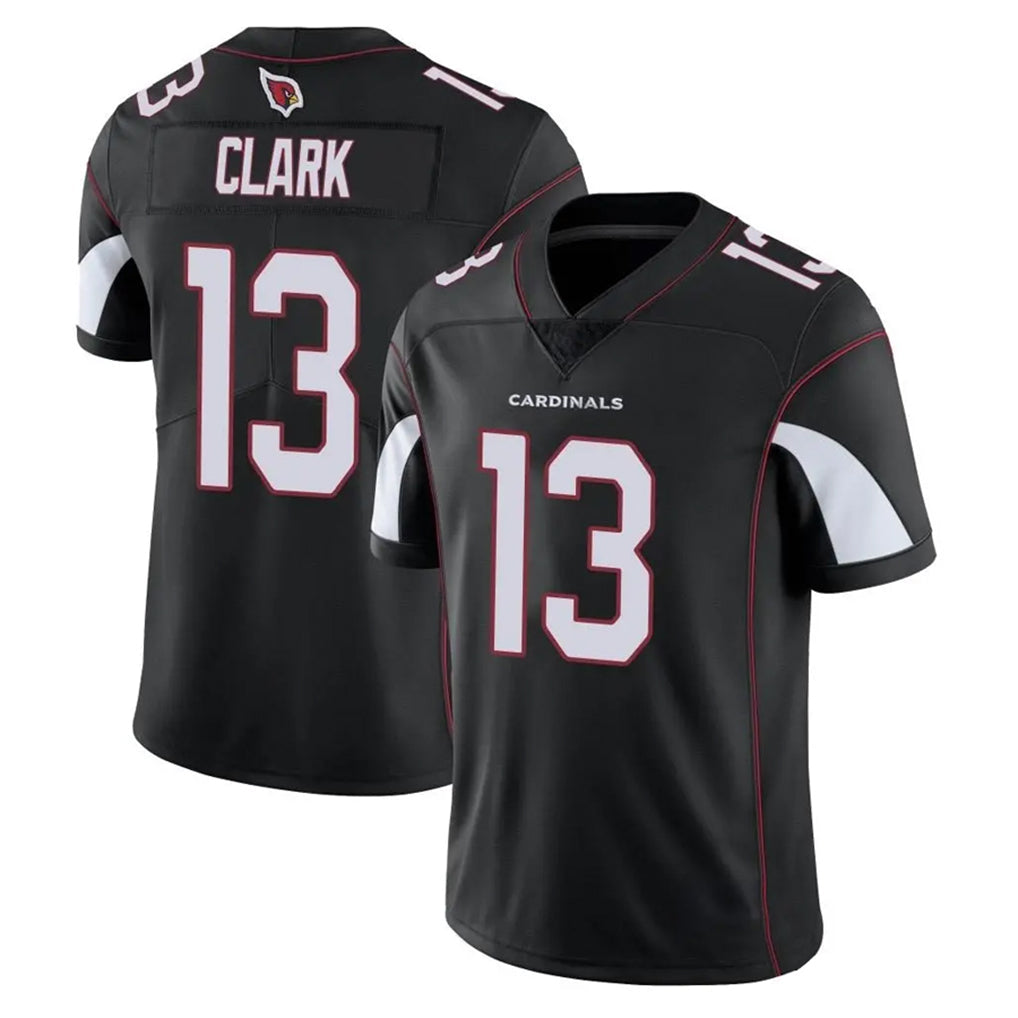 Tlead A.Cardinals #13 Kei'Trel Clark Player Black Vapor Limited Home Game Stitched Jerseys