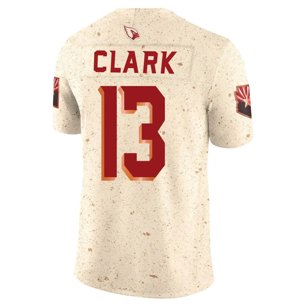 Tlead A.Cardinals #13 Kei'Trel Clark Player Cream Rivalries Collection Vapor Limited Home Game Stitched Jerseys