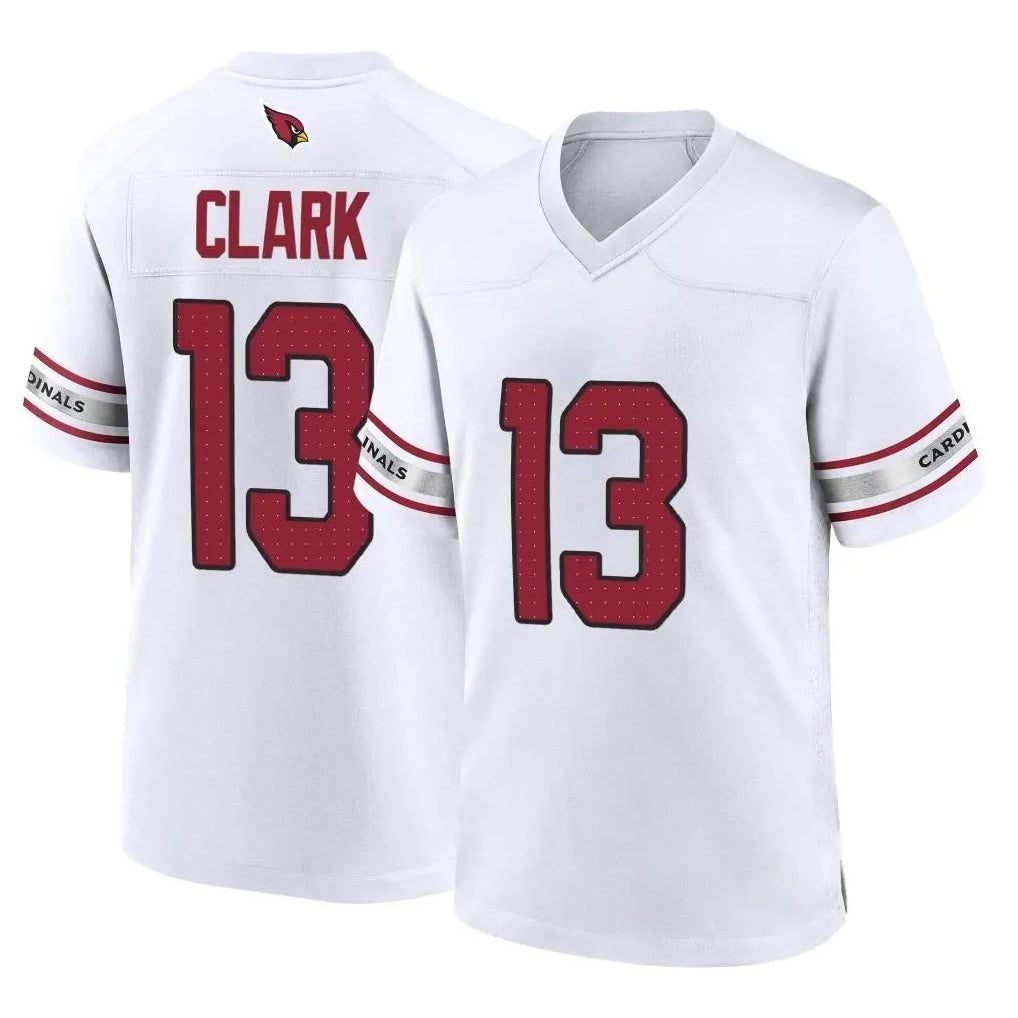 Tlead A.Cardinals #13 Kei'Trel Clark Player White Home Game Stitched Jerseys