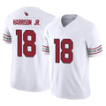 Tlead A.Cardinals #18 Marvin Harrison Jr. Player White Vapor F.U.S.E. Limited Home Game Stitched Jerseys