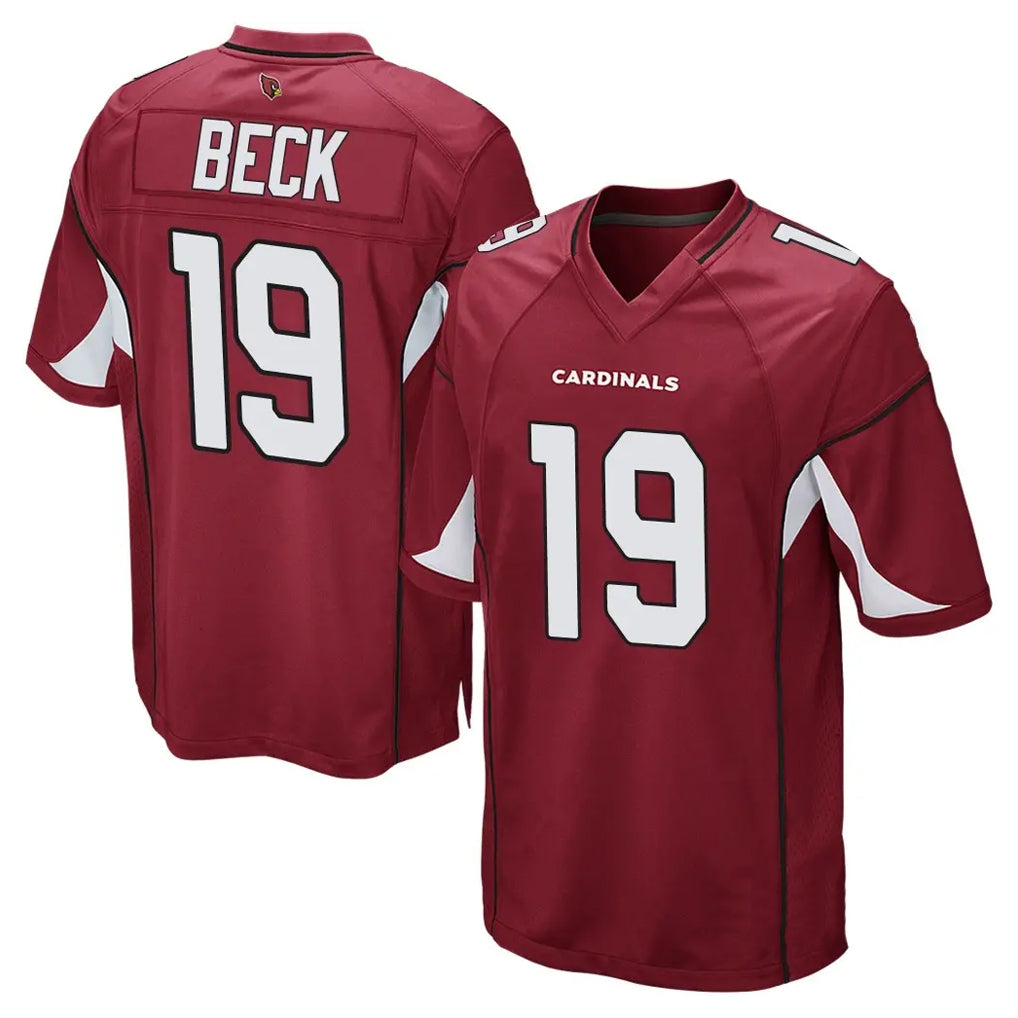 Tlead A.Cardinals #19 Carson Beck Player Cardinal Home Game Stitched Jerseys