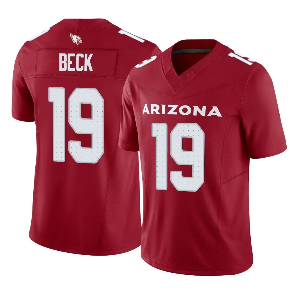 Tlead A.Cardinals #19 Carson Beck Player Cardinal Vapor F.U.S.E. Limited Home Game Stitched Jerseys