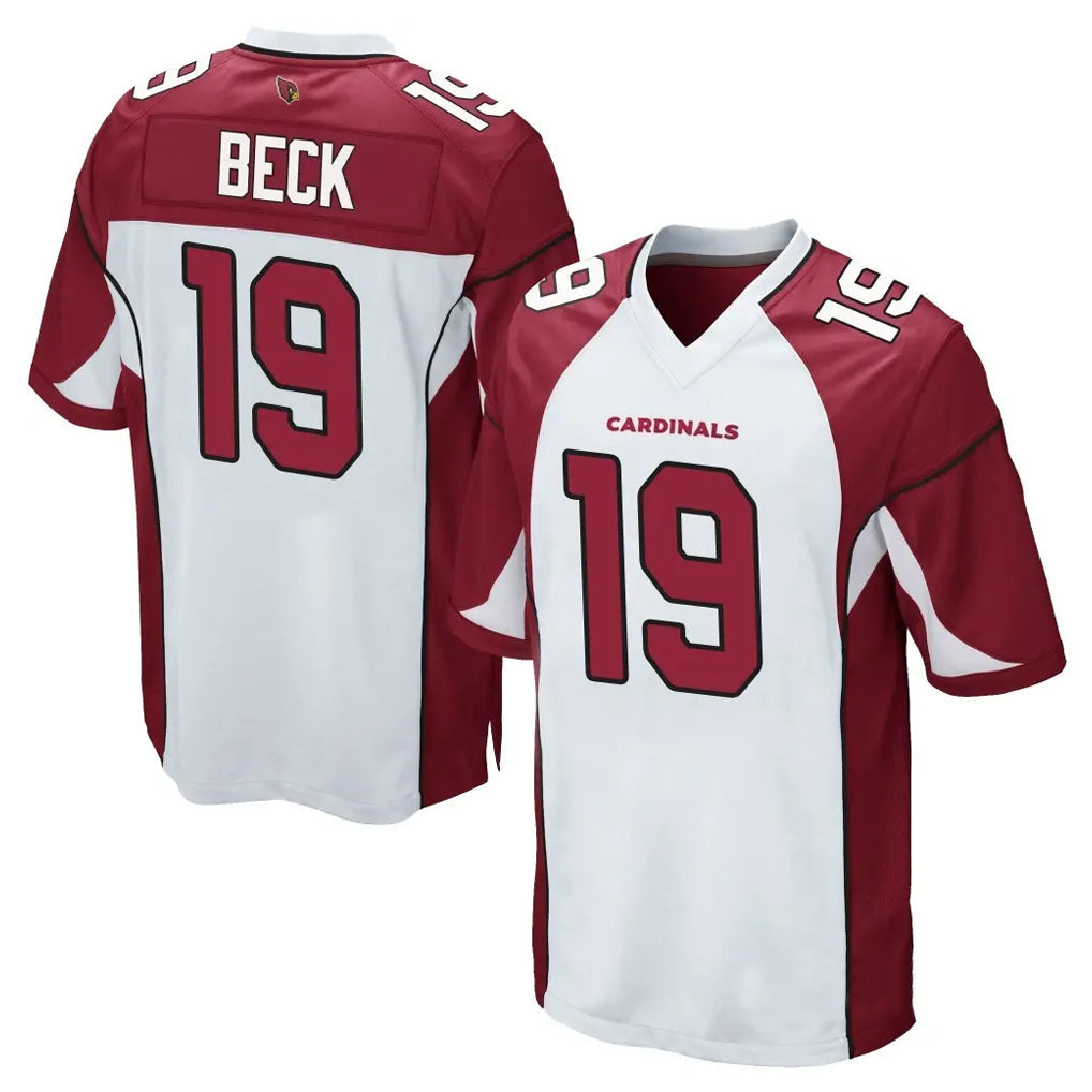 Tlead A.Cardinals #19 Carson Beck Player White Cardinal Home Game Stitched Jerseys