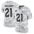 Tlead A.Cardinals #21 Garrett Williams Player Camo Salute to Service Limited Stitched Stitched Jerseys