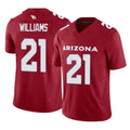 Tlead A.Cardinals #21 Garrett Williams Player Cardinal Vapor F.U.S.E. Limited Home Game Stitched Jerseys
